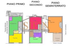 Casa a schiera - Carife, a pochi passi dalla centralissima Piazza San Giovanni, con ingresso sia su via Zaccagnini che da via S. Pertini, proponiamo in vendita fabbricato di complessivi mq. 98,00 ca. disposti su tre livelli